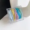 Goma para coleta alta estilo coreano de alta elasticidad, banda negra versátil para el pelo, nueva y elegante cuerda elástica para el pelo 2026