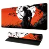 Amazon Transfronterizo Alfombrilla de Ratón Samurai Japonés Bloqueo de Borde para Escritorio de Computadora Antideslizante Teclado de Juego Alfombrilla Una Pieza