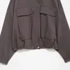 Chaqueta Bomber de Cuello Alto para Mujer Estilo Europeo y Americano Transfronterizo Modelo Nuevo 2026 2101848 Pantalones Rectos 2111848
