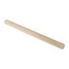 Rodillo de amasar de madera maciza para hacer dumplings, herramienta para hornear, palito de fideos, palito de fideos de madera de caucho comercial