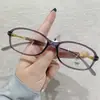 Óculos Redondos Pequenos Melard Brown Estilo Nerd para Mulheres, Óculos de Leitura Anti-Luz Azul Que Realçam a Tez