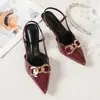 Otoño 2026 Nuevos Tacones de Plataforma Altos Moda Europea Americana Temperamento Color Sólido Punta Fina Tacones de Plataforma Altos Mujer