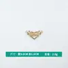 Al por mayor Estilo Coreano Especial Doble Punto de Colgante Patrón de Amor de Diamante Goteo de Aceite Aleación Collar Pulsera Colgante Joyería Accesorios DIY