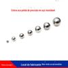 Spot Aço Inoxidável 316L Sem Costura Bola Oca Bola Oca Contas com Furo Bola Oca Aço Pulseira DIY Colar Acessórios