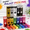 Caneta de Pintura Tinta Recarga Líquido Grande Capacidade 60ml Embalado Aditivo de Tinta Líquido à Prova d'Água Caneta de Retoque Tinta Especial
