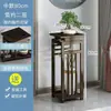 Estante para Flores Prateleira Varanda de Chão Estilo Chinês Novo Suporte para Flores Decoração de Interior Sala de Estar Multicamadas Peitoril de Janela Suporte para Vasos de Flores Suculentas