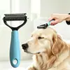 Pente para Pet Lado Duplo Abridor de Nós Limpeza Grooming Pente para Gato Pente para Cão Suprimentos para Pet Pente para Cão Atacado