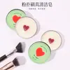 Jabón para Limpiar Brochas de Maquillaje Transfronterizo de Comercio Exterior, Almohadilla de Silicona, Jabón Limpiador para Esponjas de Belleza, Jabón Exfoliante con Forma de Corazón, Jabón Hecho a Mano