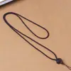 Cordón de Nylon para Collar DIY Cordón Tejido a Mano para Colgante Colgante de Jade para el Cuello Cordón de Accesorio de Joyería de Jade para Hombres