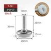Pata de Mueble Ajustable Pata Ajustable Soporte para Uñas de Pie Pata de Gabinete Ajustable Pata Móvil M6M8M10 Accesorios de Ferretería