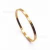 Retrô Étnico Alto Padrão Sensação 18K Luxo Leve Minimalista Clássico Elegante Par Snap Titânio Pulseira Pulseira Pulseira para Mulheres