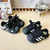 Zapatillas infantiles con puntera de concha 2026 otoño nuevo modelo zapatillas de skate para niños suela blanda estilo coreano zapatillas para bebé zapatillas casuales para niñas