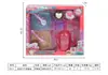 Casa de juegos infantil transfronteriza, juego de té de la tarde, set de juguetes, pastel de fiesta transparente, postre, tetera, taza de café, regalo