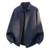 Chaqueta de trabajo moderna estilo americano para hombre, abrigo de béisbol vintage de corte holgado, top juvenil, suministro directo de fábrica, envío directo de una pieza