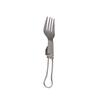 Vajilla Portátil de Titanio Puro para Exteriores, Camping, Senderismo, Cuchara de Titanio Ultraligera, Tenedor de Aleación de Titanio, Cuchillo Plegable, Juego de Tenedor y Cuchara