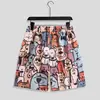 Viaje Tailandia Sueltos Talla Grande Modernos Pantalones de Playa para Hombre Secado Rápido Cinco Puntos Casuales Pantalones Grandes Vacaciones Isla Sanya Shorts