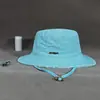 En stock Algodón Puro Lavado Sombrero de Pescador con Volantes Hyun-a Sombrero de Cubo para Mujer para Compras y Viajes Sombrero de Sol Personalizado de Moda