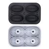 Bandeja de Gelo de Silicone Transfronteiriça Futebol Basquete Rugby Bandeja de Gelo Molde de Hóquei no Gelo Fácil de Soltar Hóquei no Gelo Congelamento Rápido Caixa de Gelo