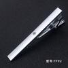 Presilha de Gravata de Metal Yiwu Entrega Fábrica Pronta Entrega Transfronteiriça Mais Vendida Prata Terno Formal Negócios Terno Masculino