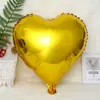 Balão de filme de alumínio 18 polegadas balão em formato de coração decoração de casamento balão de folha de alumínio balão publicitário balão de hélio atacado