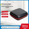 Bolsa de armazenamento portátil para fones de ouvido, caixa de armazenamento para produtos digitais, caixa de embalagem quadrada para celular e cabo de dados com impressão UV.