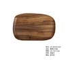 Yfjy Manteles Individuales Hechos a Mano Diarios para Cocina Tabla de Cortar de Nogal Negro Set para el Hogar Tabla de Cortar de Madera Plato para Palillos Platillo de Madera