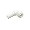 Enchufe de 3 Puntas a Conector Rápido de 2 Puntas Codo Accesorios para Purificador de Agua Conector para Máquina de Agua Pura Ro Varilla de Enchufe a Entrada y Salida de Agua de Conexión Rápida