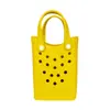 Bolsa Eva Gelatina Nova de Fábrica Bolsa com Furos DIY Bogg Fofa Bolsa de Mão Eva para Férias na Praia