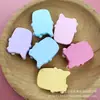 Taza de Té con Leche de Gato Linda de Dibujos Animados Accesorios de Resina para Funda de Teléfono Móvil DIY Agujero para Cuerda de Pasador Hebilla de Zapato Colgante de Joyería