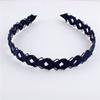 Moda Cabelo Prensado Masculino Esportes Headband Simples Onda Traseira Cabeça Preto Denteado Onda Feminino Acessórios Para Cabelo Facial