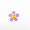 Aretes Irregulares de Flor con Carita Sonriente, Color Caramelo, Flor Hecha a Mano DIY, Adorno para la Cabeza de Color, Lindo, Deslumbrante, Estilo Elegante