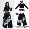 Conjunto de jazz moderno para niñas, top elegante y genial de manga larga, ropa de práctica, disfraz de jazz infantil para modelaje y actuaciones en el escenario