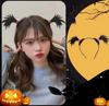 Tiara de Halloween Chifres de Diabinho Cosplay Orelhas de Elfo Presilha de Cabelo Abóbora Tiara Acessórios de Cabelo