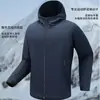 Chaqueta Softshell Ligera Bordado Estampado Estampado LOGO Modelo Otoño/Invierno Cortavientos Impermeable Exterior Montañismo Ropa de Abrigo Cálida