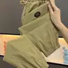 Pantalones Harem de Seda Helada Finos de Verano para Comercio Exterior Transfronterizo 2026 para Hombres y Mujeres, Elegantes Pantalones Jogger Cortos de Corteholgado