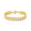 Pulsera de circonita de doble fila con orejas de trigo de estilo europeo y americano, joyería de gran venta, regalo de cumpleaños de nicho femenino de alto sentido, joyería de mano al por mayor