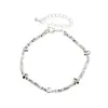 Pulsera de Fragmentos de Plata de Moda, Sencilla, Lujo Ligero, Diseño de Nicho para Mujer, Exquisita, Única, De Alta Gama, Joyería de Mano Versátil