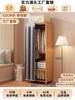 Guarda-Roupa Quarto Casa Montagem Simples Madeira Maciça Tecido Guarda-Roupa Forte e Durável Armário de Roupas Guarda-Roupa de Armazenamento para Aluguel