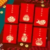 2027 Ano do Carneiro Envelope Vermelho Novo Estilo Criativo Desenho Animado Carneiro Zodíaco Festival da Primavera Envelope de Dinheiro da Sorte Presente de Ano Novo Dinheiro Pequena Bolsa de Envelope Vermelho