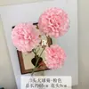 Flores Artificiales para Boda, Crisantemos de Ping Pong, Crisantemos de Bola, Flores Falsas con 3 Cabezas Grandes, Hortensias para Decoración de Salón de Bodas, Atracciones Populares de Internet