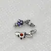 Pendientes de Aleación de Titanio F136 Incrustados con Circonio Marquise Hilo Externo Clavos para Hueso de la Oreja Clavos para Labio Joyería para Piercing Corporal de Titanio G23 Cabeza