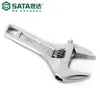 Llave Inglesa Ajustable Autorizada por la Marca Sata/Shida, Apertura Grande, Mango Corto, 6-12 Pulgadas 47232 47233 47234