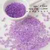[Serie Púrpura] Joyería Hecha a Mano con Cuentas DIY Accesorios para Cadena de Teléfono Móvil Material de Cuentas Sueltas Colección de Cuentas Hechas a Mano del Mismo Color