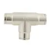 Conector de 3 vías de conexión rápida de 9,52 mm (3/8) para venta al por mayor, accesorios de ferretería, conector para pulverizador de alta presión, fabricante