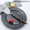 Colher de aço inoxidável 304 atacado estilo japonês asas de frango madeira maciça conjunto de utensílios de cozinha ramen coador público espátula colher para panela quente