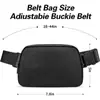Bolsa de Cintura Lulu Estilo Igual Bolsa de Armazenamento Impermeável de Nylon Bolsa Transversal Esportiva de Lazer ao Ar Livre para Homens e Mulheres Bolsa de Peito de Grande Capacidade
