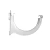 Soporte para Canalón de PVC, Canaleta de Alero para Agua de Lluvia, Soporte de Canaleta de Alero de Plástico de 110, Canaleta de Retención de Agua Semicircular, Bajante, Drenaje de Tejado