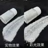 Celebridade da Internet Popular Manicure Lã Estelar Pó de Açúcar Revestido Pó Fosco Pó de Açúcar Preto Branco Pó com Glitter Joias para Nail Art