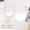 Espelho de Maquiagem de Mesa Moderno Simples Quadrado Redondo Stand para Mesa de Dormitório Espelho de Maquiagem Estilo Normcore Espelho Pequeno de Alta Definição