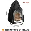 Amazon Transfronteiriça Capa Impermeável de Tecido Oxford 210D para Cadeira Suspensa Externa Capa de Poeira Balanço de Cadeira Suspensa Tipo Zíper Casca de Ovo